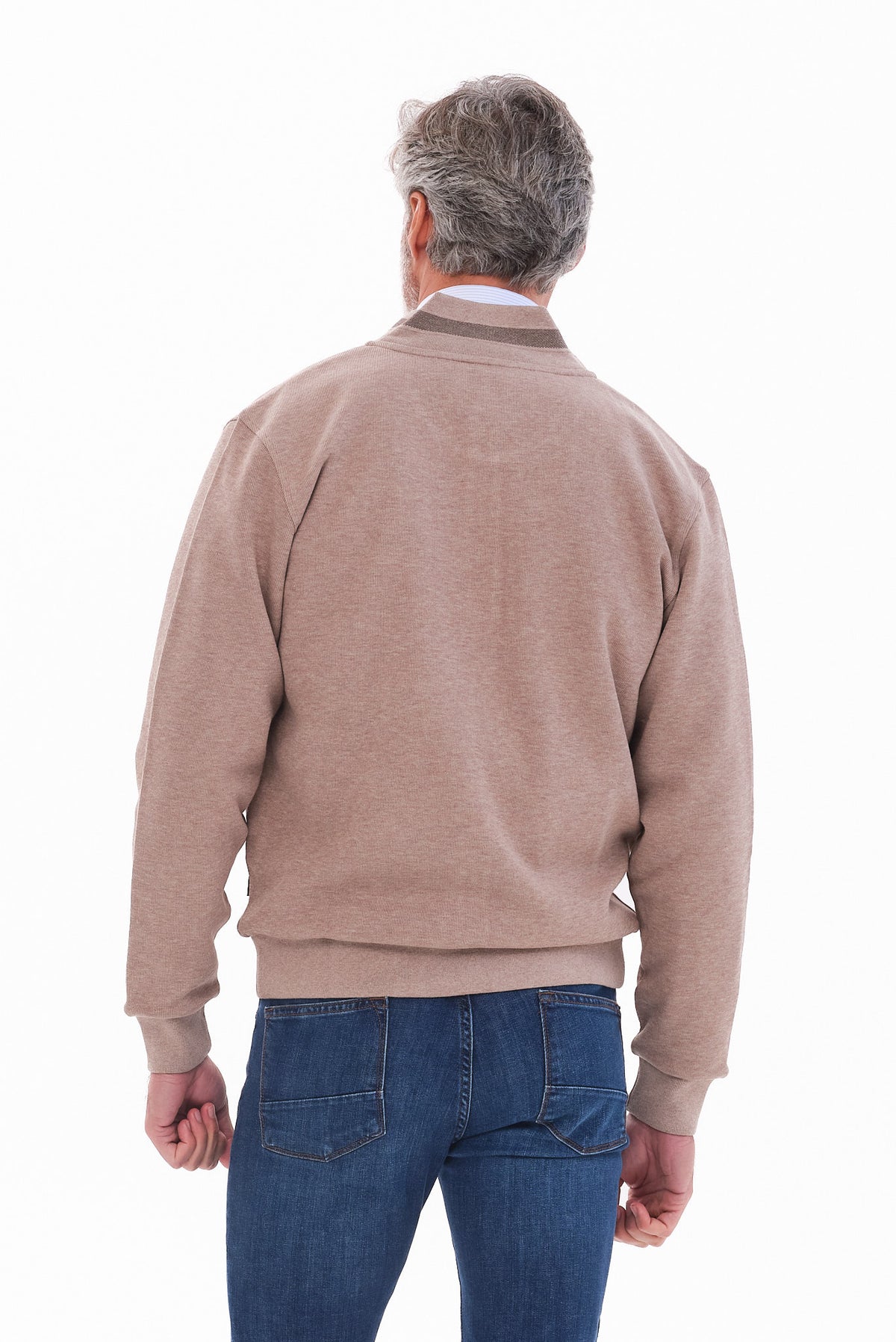 ΑΝΔΡΙΚΗ ΜΠΕΖ ΣΚΟΥΡΟ ΖΑΚΕΤΑ CARDIGAN PORTOBELLO'S REGULAR FIT