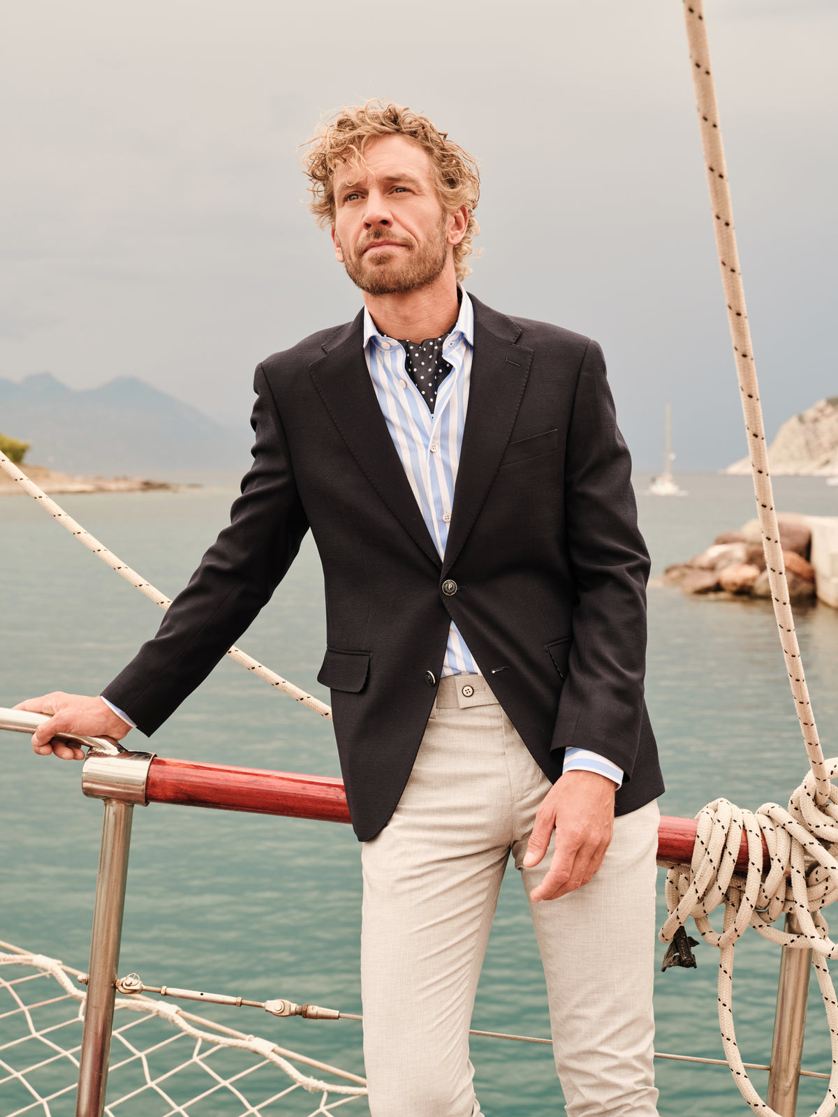 ΑΝΔΡΙΚΟ ΜΑΥΡΟ ΜΑΛΛΙΝΟ ΣΑΚΑΚΙ BLAZER REGULAR FIT PORTOBELLO'S