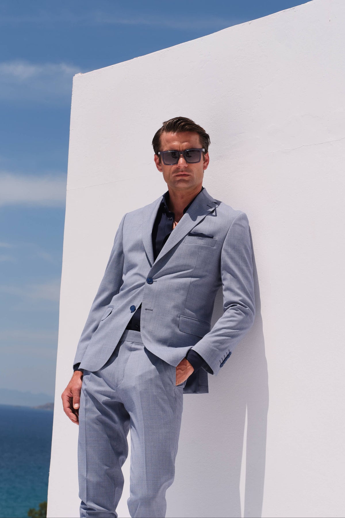 ΑΝΔΡΙΚΟ ΣΙΕΛ ΚΟΣΤΟΥΜΙ PORTOBELLO'S SLIM FIT MARZOTTO