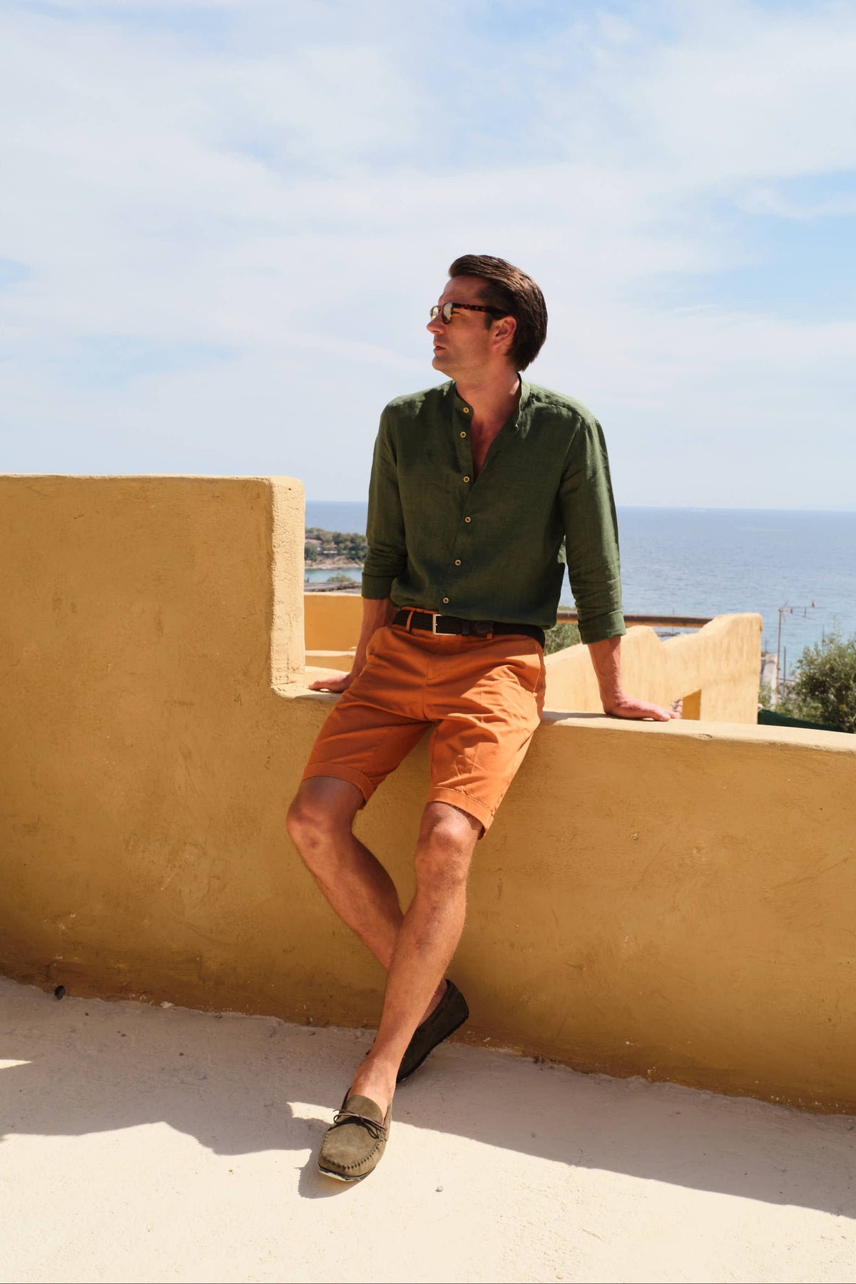 ΑΝΔΡΙΚΗ ΠΟΡΤΟΚΑΛΙ ΒΕΡΜΟΥΔΑ CHINOS PORTOBELLO'S SLIM FIT