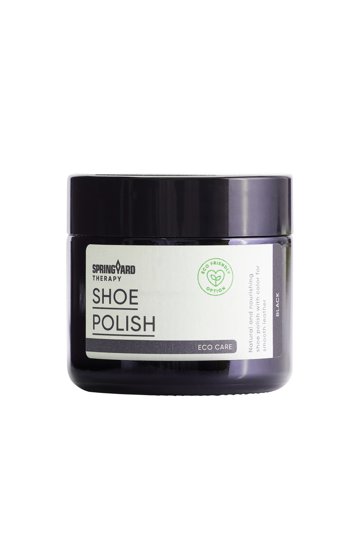 Shoe Polish Black 60ml Springyard