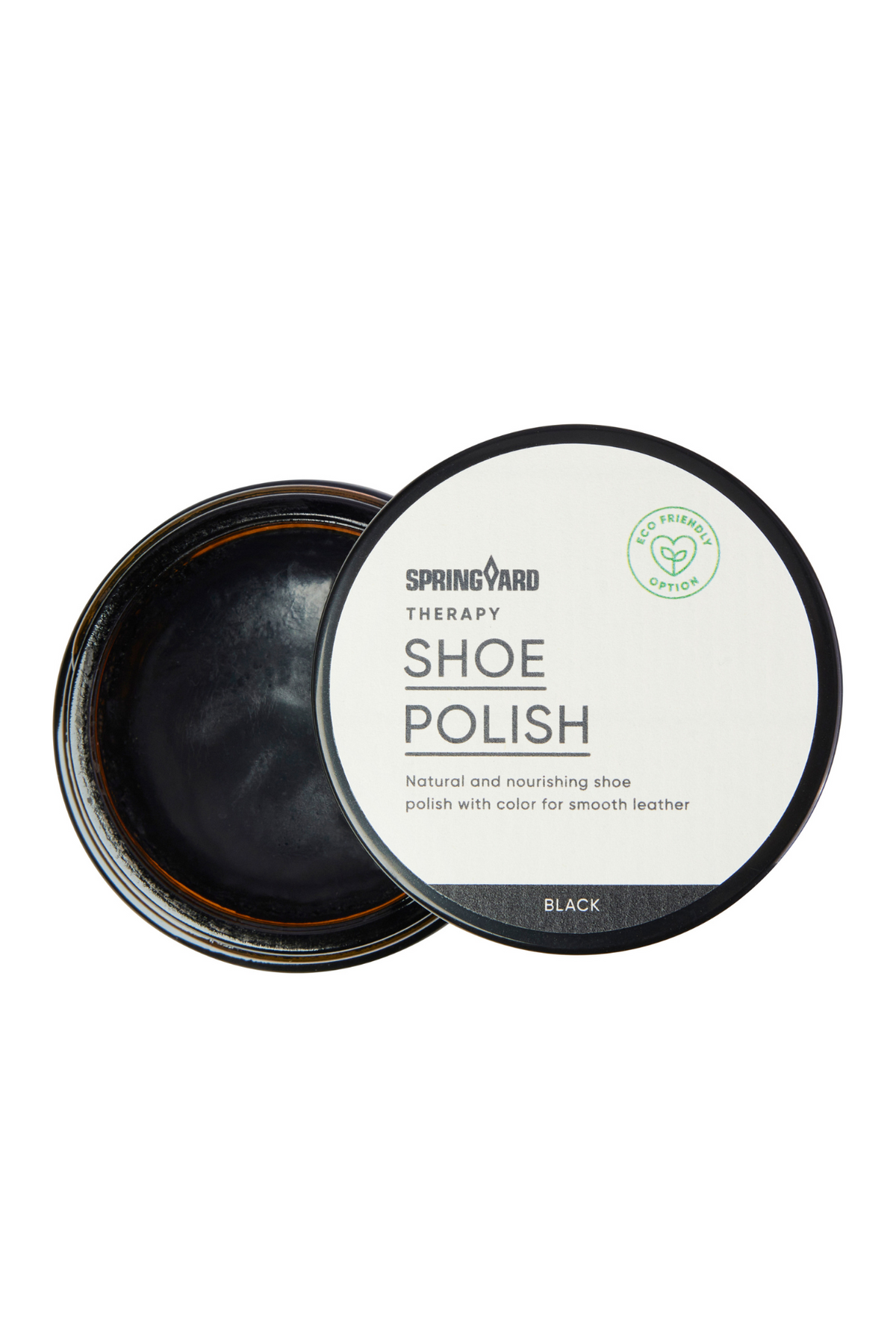 Shoe Polish Black 60ml Springyard