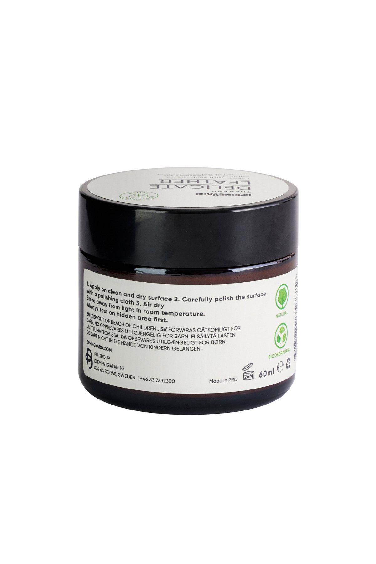 Delicate Leather Cream Neutral 60ml Springyard