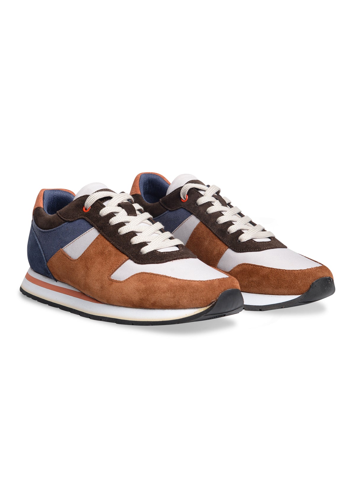 ΑΝΔΡΙΚΑ ΠΑΠΟΥΤΣΙΑ SNEAKERS PORTOBELLO'S ΤΑΜΠΑ ΜΕ ΜΠΛΕ ΛΕΠΤΟΜΕΡΕΙΕΣ