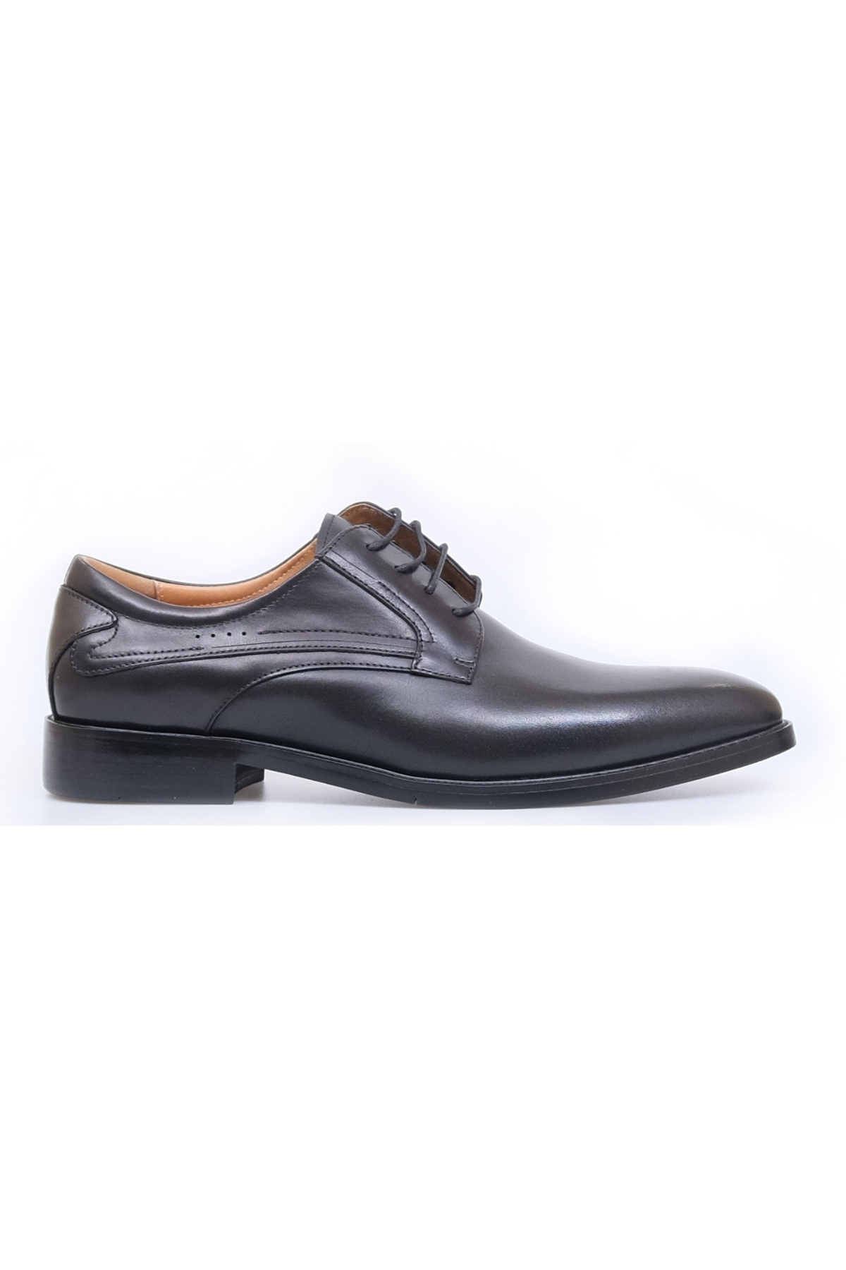 ΑΝΔΡΙΚΑ ΠΑΠΟΥΤΣΙΑ DERBY PLAIN PORTOBELLO'S ΜΑΥΡΟ ΧΡΩΜΑ
