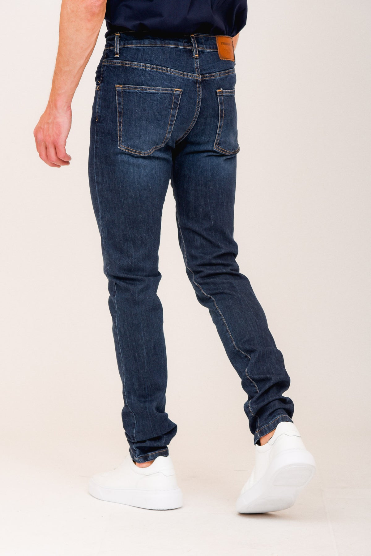 ΑΝΔΡΙΚΟ JEAN PORTOBELLO'S MODERN FIT ΣΕ ΑΠΟΧΡΩΣΗ ΜΠΛΕ ΣΚΟΥΡΟ