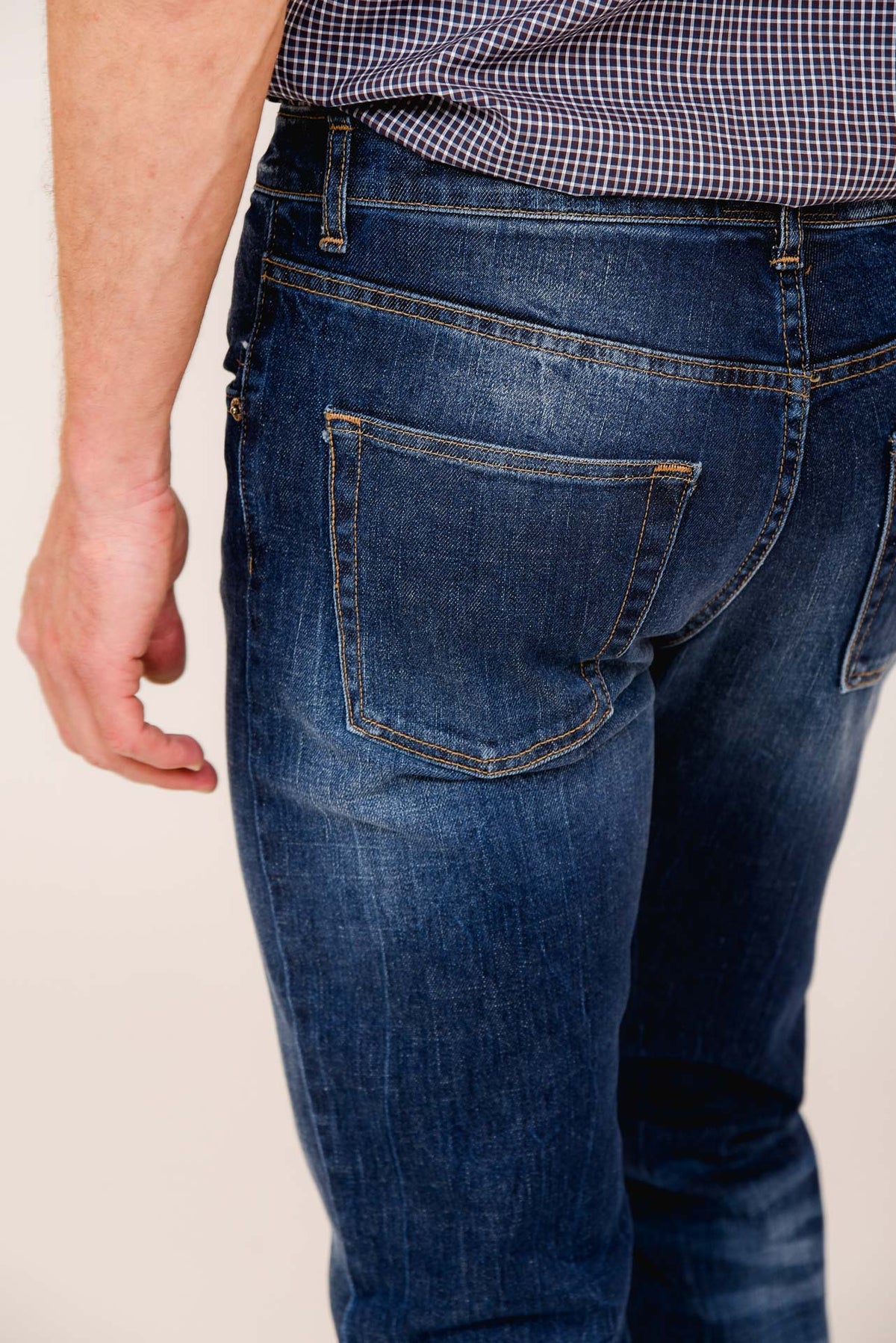 ΑΝΔΡΙΚΟ JEAN PORTOBELLO'S MODERN FIT ΣΕ ΜΠΛΕ ΧΡΩΜΑ ΜΕ ΤΕΧΝΗΤΗ ΦΘΟΡΑ ΓΙΑ STYLISH ΕΜΦΑΝΙΣΕΙΣ