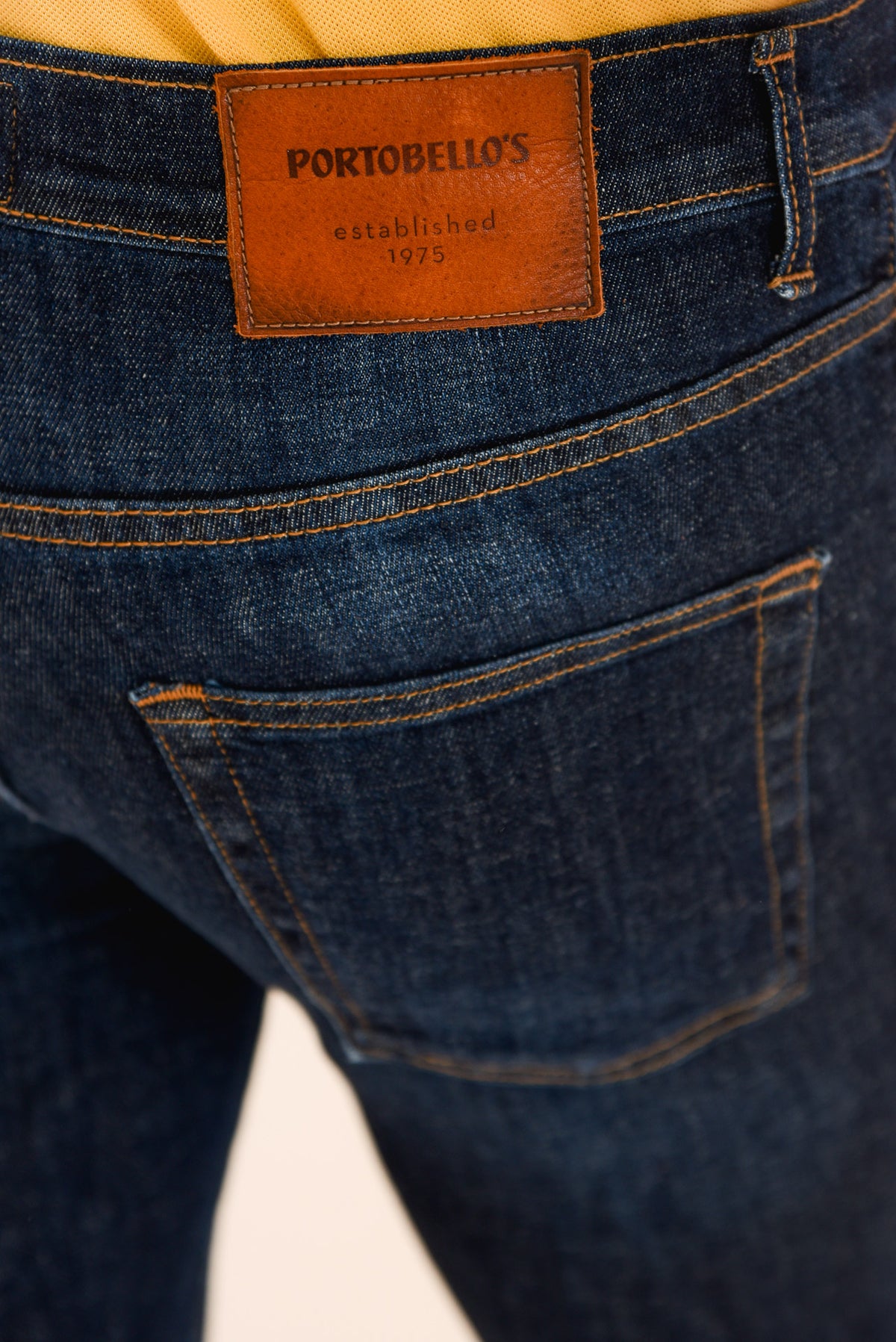 ΑΝΔΡΙΚΟ JEAN PORTOBELLO'S SLIM FIT ΣΕ ΑΠΟΧΡΩΣΗ ΜΠΛΕ ΣΚΟΥΡΟ