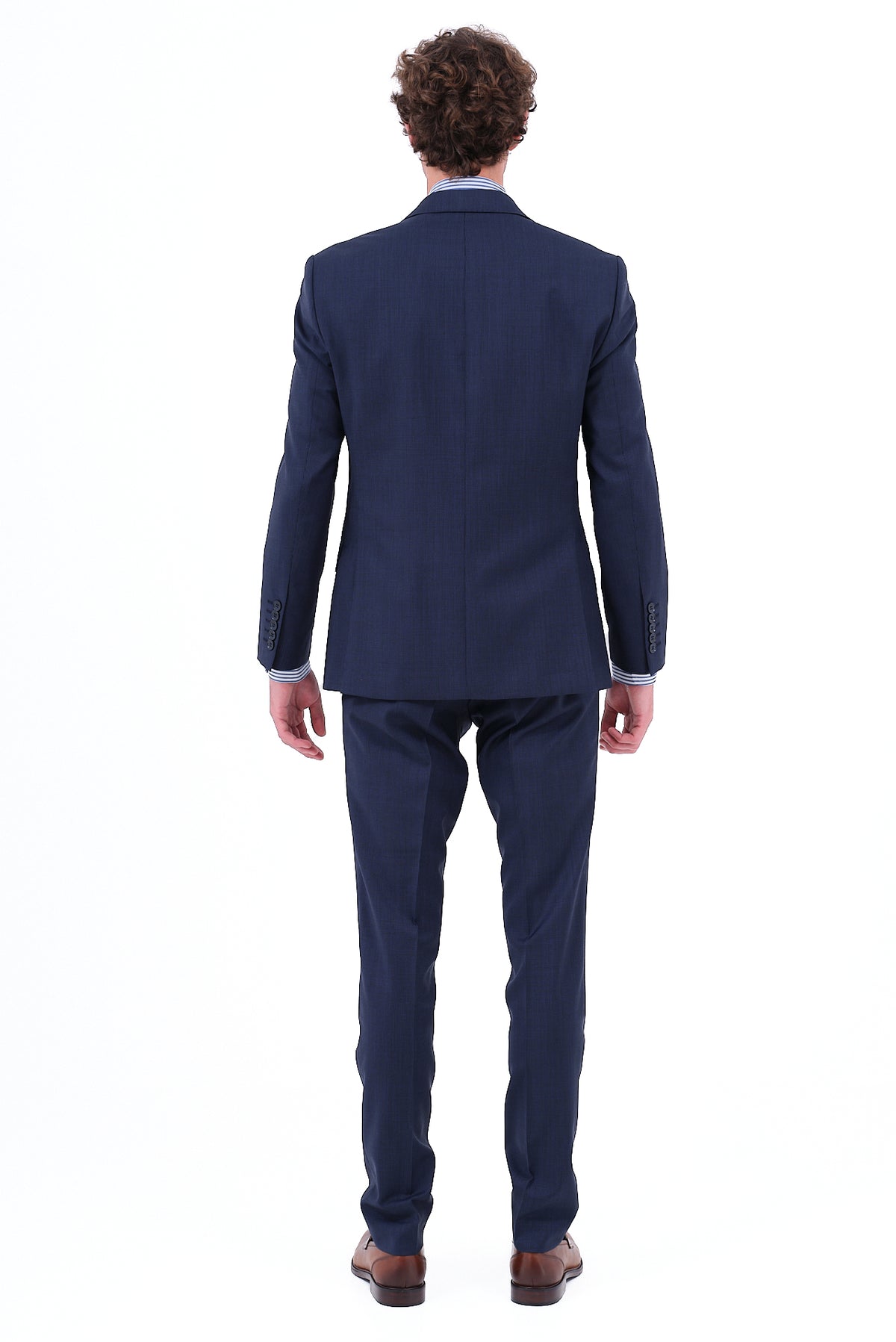 ΑΝΔΡΙΚΟ ΚΟΣΤΟΥΜΙ ΜΠΛΕ RAF PORTOBELLO'S 100% ΜΑΛΛΙ MARZOTTO SLIM FIT
