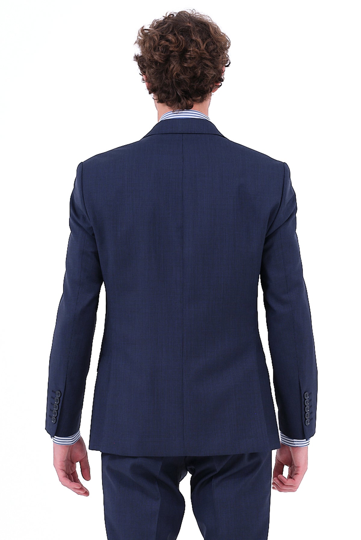 ΑΝΔΡΙΚΟ ΚΟΣΤΟΥΜΙ ΜΠΛΕ RAF PORTOBELLO'S 100% ΜΑΛΛΙ MARZOTTO SLIM FIT
