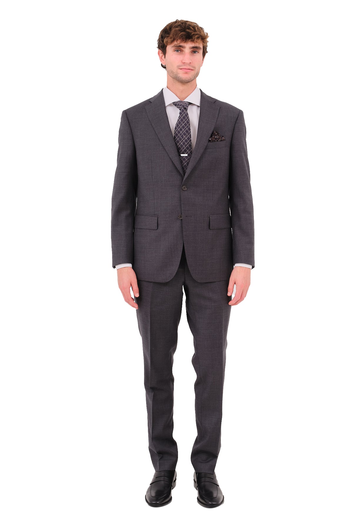 ΑΝΔΡΙΚΟ ΣΚΟΥΡΟ ΓΚΡΙ ΚΟΣΤΟΥΜΙ PORTOBELLO'S SLIM FIT