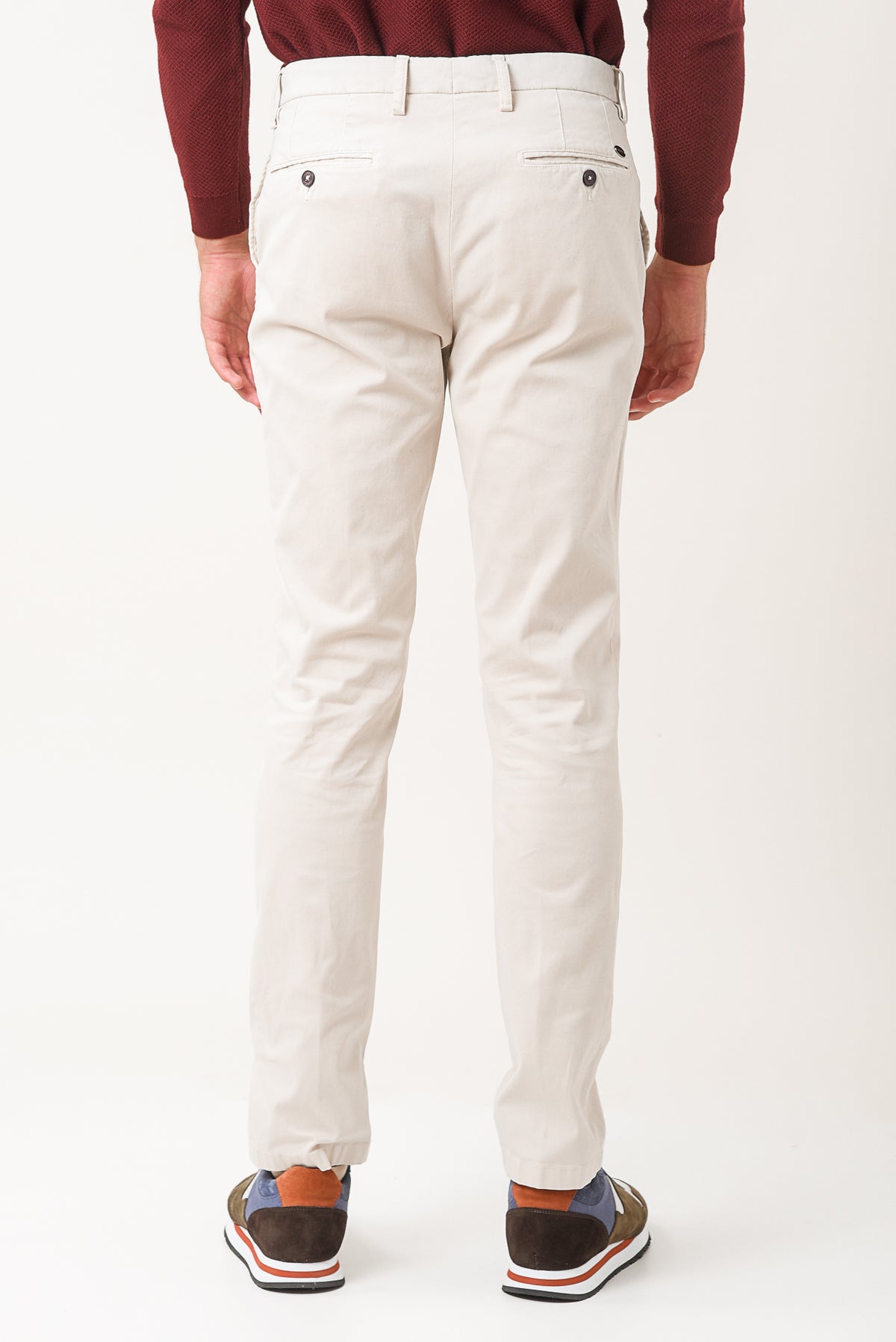 ΑΝΔΡΙΚΟ ΠΑΝΤΕΛΟΝΙ CHINOS PORTOBELLO'S ΣΕ ΕΚΡΟΥ ΧΡΩΜΑ SLIM FIT