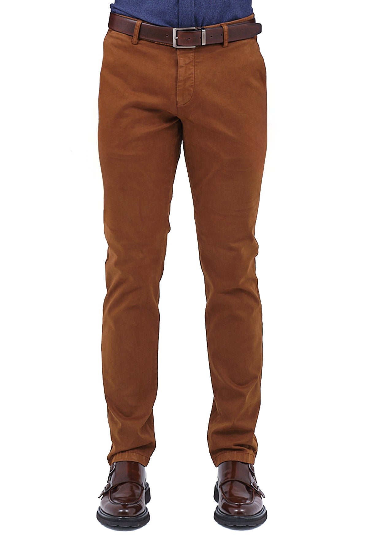 ΑΝΔΡΙΚΟ ΠΑΝΤΕΛΟΝΙ CHINOS PORTOBELLO'S SLIM FIT ΣΕ ΚΑΜΗΛΟ ΧΡΩΜΑ