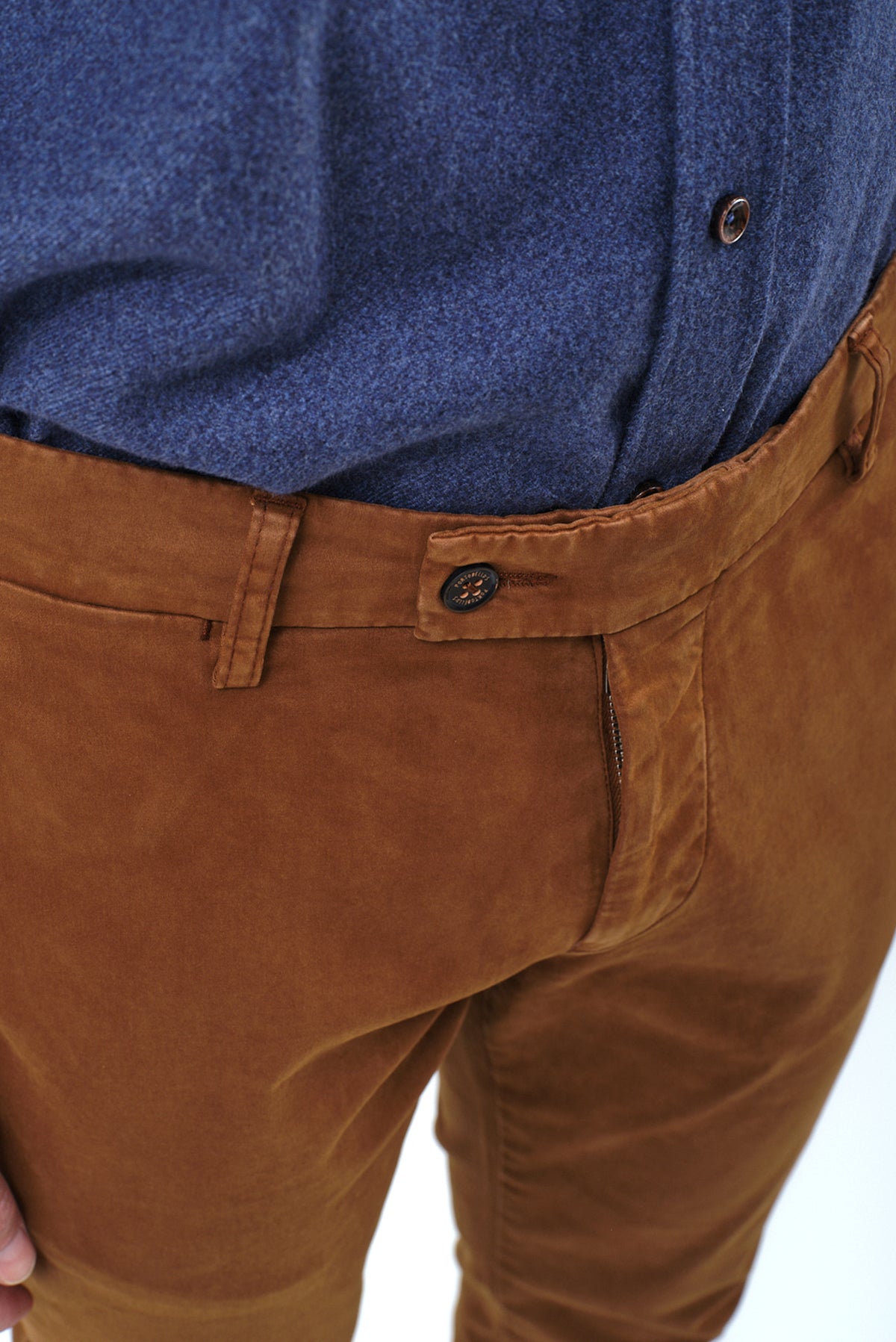 ΑΝΔΡΙΚΟ ΠΑΝΤΕΛΟΝΙ CHINOS PORTOBELLO'S SLIM FIT ΣΕ ΚΑΜΗΛΟ ΧΡΩΜΑ
