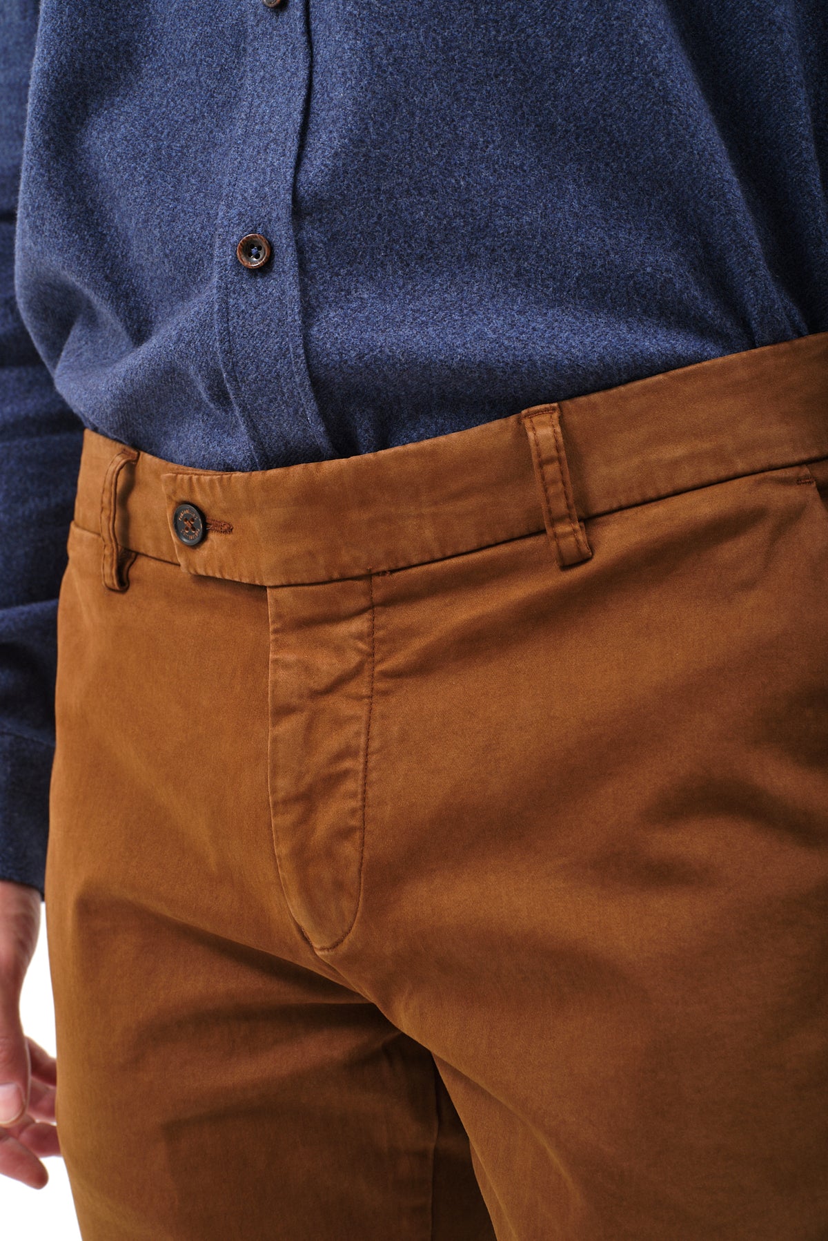 ΑΝΔΡΙΚΟ ΠΑΝΤΕΛΟΝΙ CHINOS PORTOBELLO'S SLIM FIT ΣΕ ΚΑΜΗΛΟ ΧΡΩΜΑ