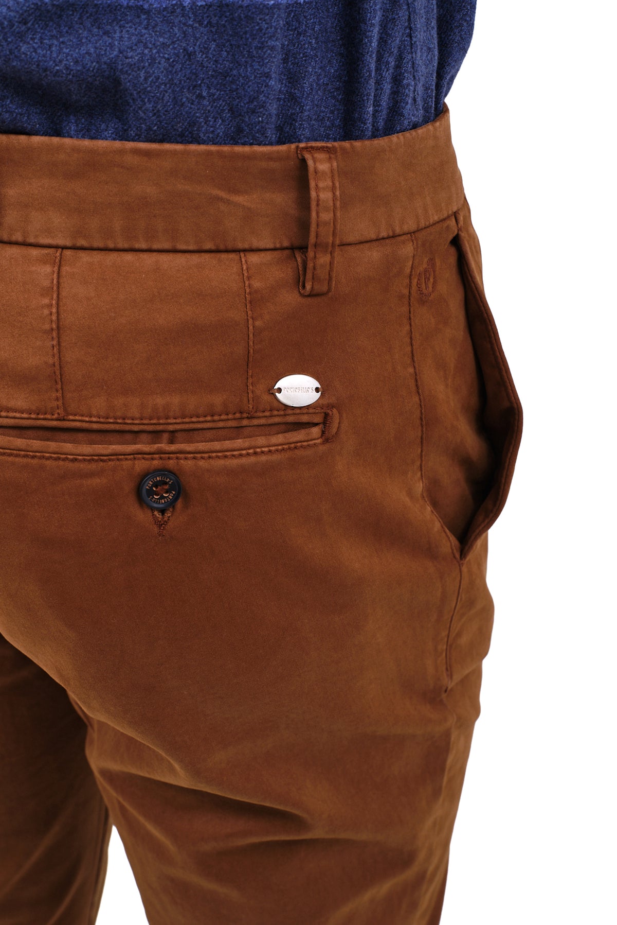 ΑΝΔΡΙΚΟ ΠΑΝΤΕΛΟΝΙ CHINOS PORTOBELLO'S SLIM FIT ΣΕ ΚΑΜΗΛΟ ΧΡΩΜΑ
