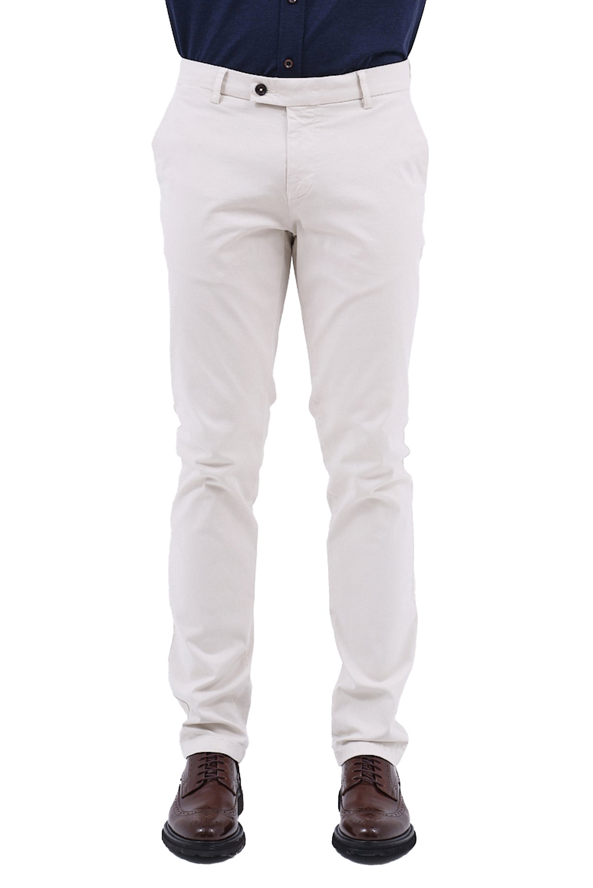 ΑΝΔΡΙΚΟ ΠΑΝΤΕΛΟΝΙ CHINOS PORTOBELLO'S ΣΤΟ ΧΡΩΜΑ ΤΟΥ ΠΑΓΟΥ SLIM FIT