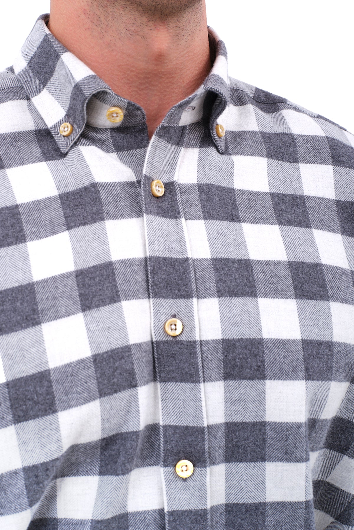 ΑΝΔΡΙΚΟ ΠΟΥΚΑΜΙΣΟ ΦΑΝΕΛΑ ΚΑΡΟ PORTOBELLO'S ΜΕ BUTTON DOWN ΓΙΑΚΑ REGULAR FIT