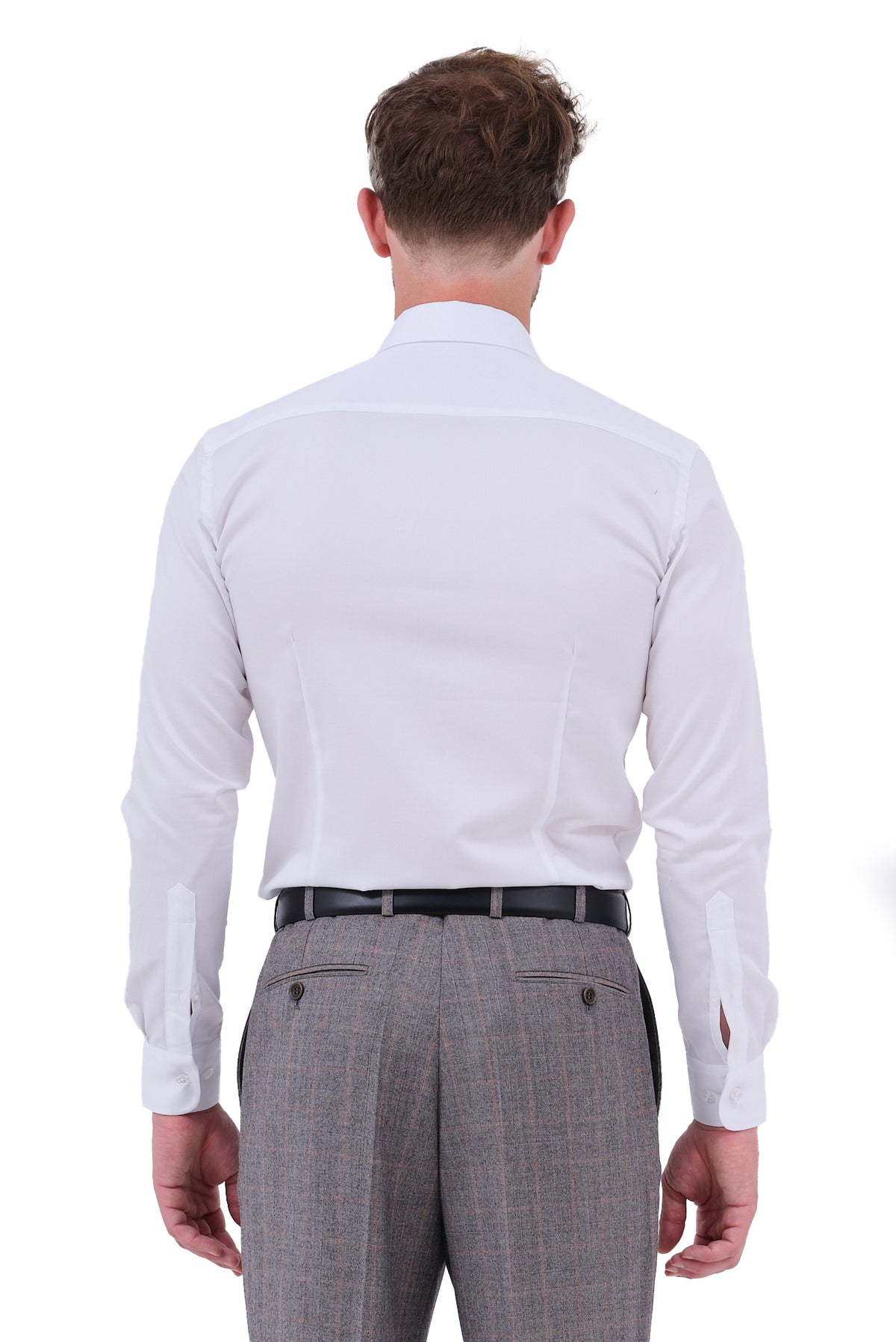 ΑΝΔΡΙΚΟ ΛΕΥΚΟ ΠΟΥΚΑΜΙΣΟ PORTOBELLO'S ΜΕ REX ΓΙΑΚΑ SLIM FIT