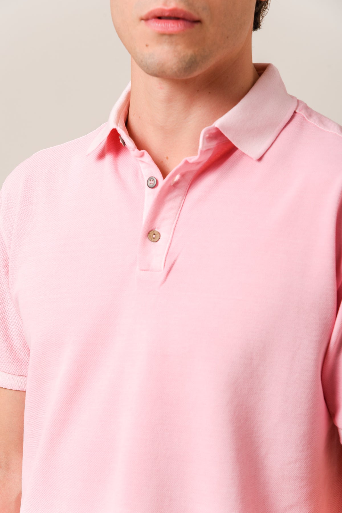 ΑΝΔΡΙΚΟ POLO PORTOBELLO'S ΡΟΖ ΠΛΥΜΕΝΟ REGULAR FIT