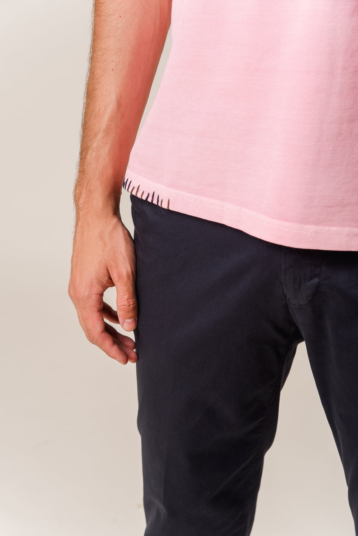 ΑΝΔΡΙΚΟ POLO PORTOBELLO'S ΡΟΖ ΠΛΥΜΕΝΟ REGULAR FIT