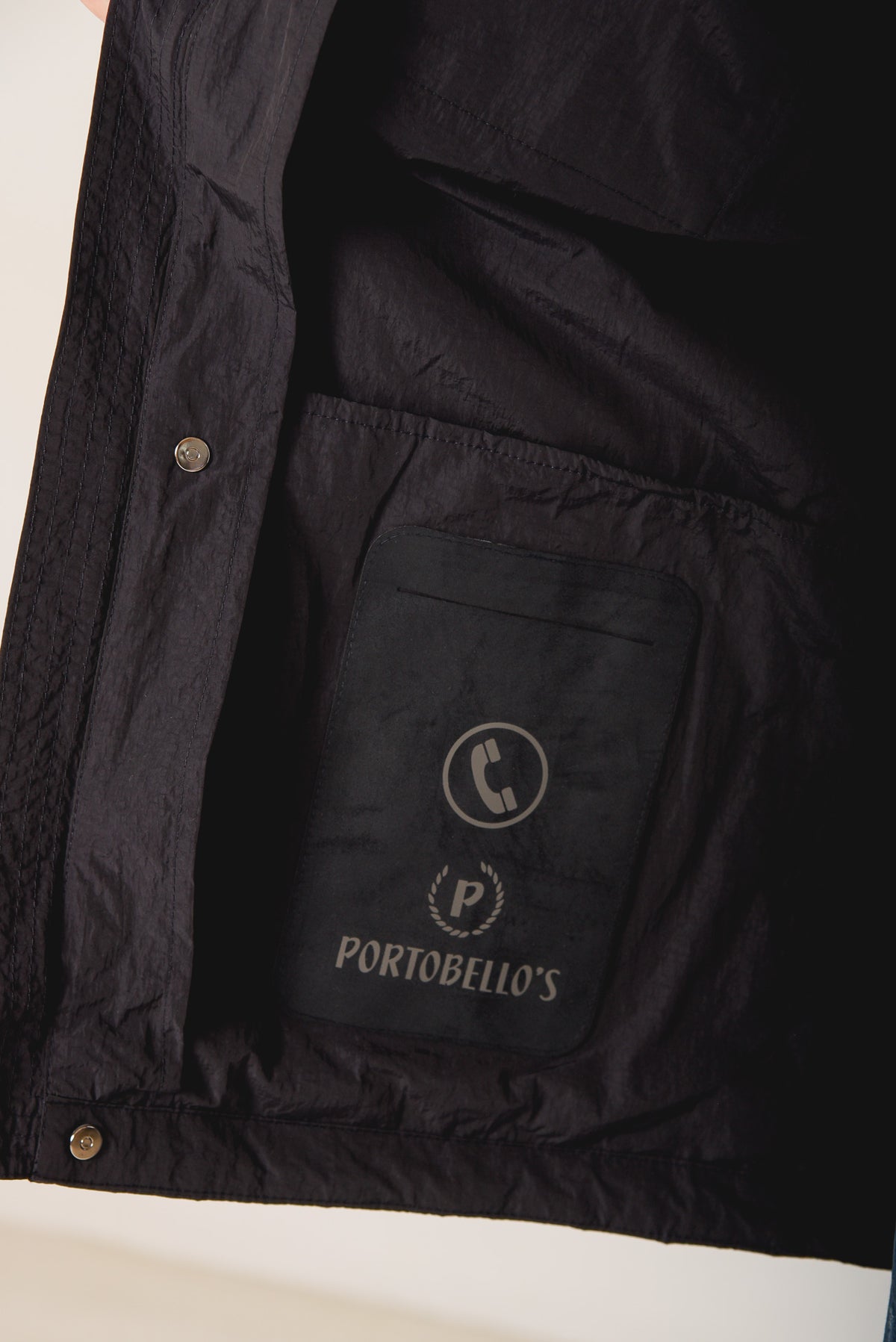 ΑΝΔΡΙΚΟ JACKET PORTOBELLO'S ΜΠΛΕ ΣΕ ΣΤΥΛ SAFARI