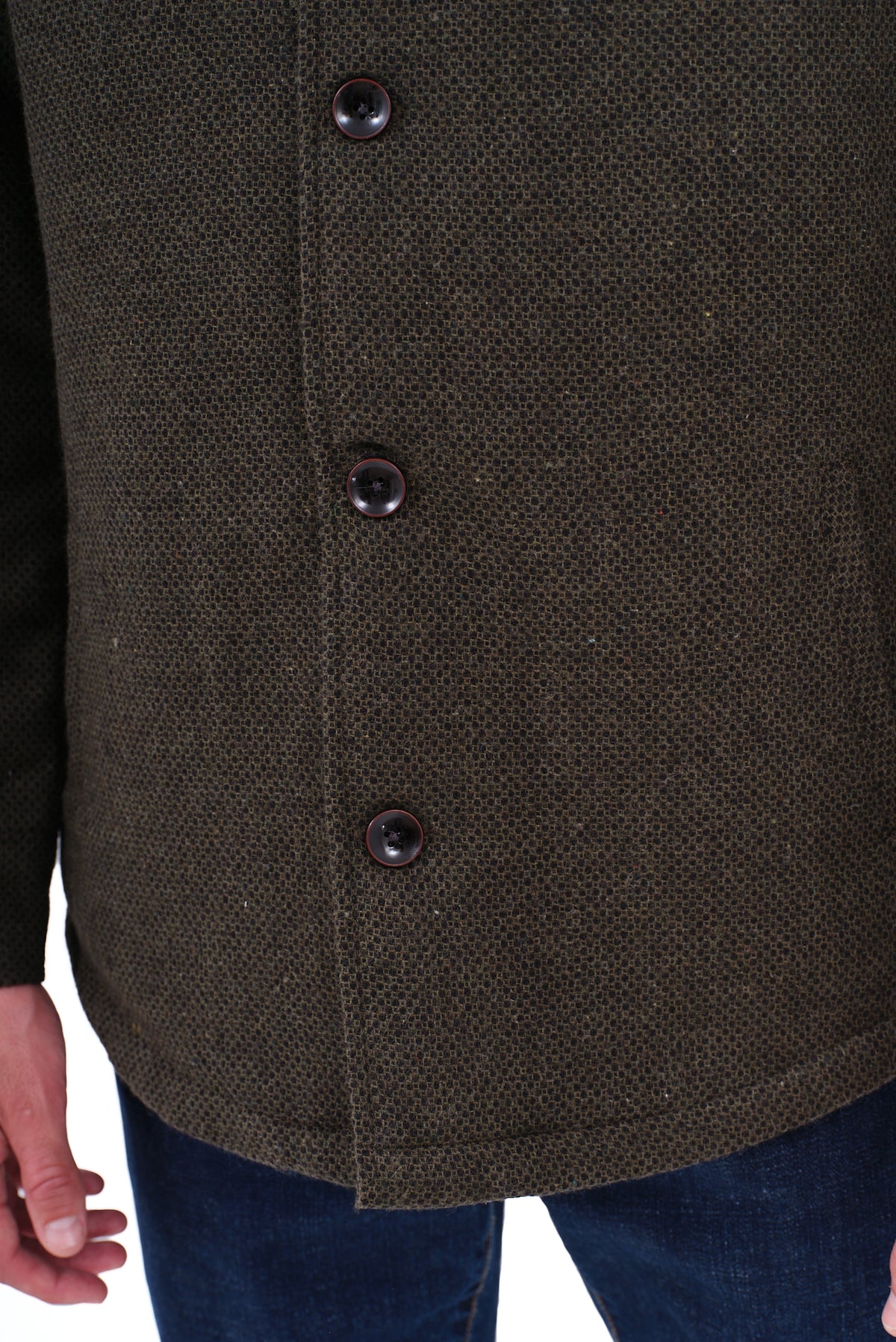 ΑΝΔΡΙΚΟ OVERSHIRT LES GENT'S ΣΕ ΛΑΔΙ ΑΠΟΧΡΩΣΗ ΜΕ ΜΙΚΡΟΣΧΕΔΙΟ