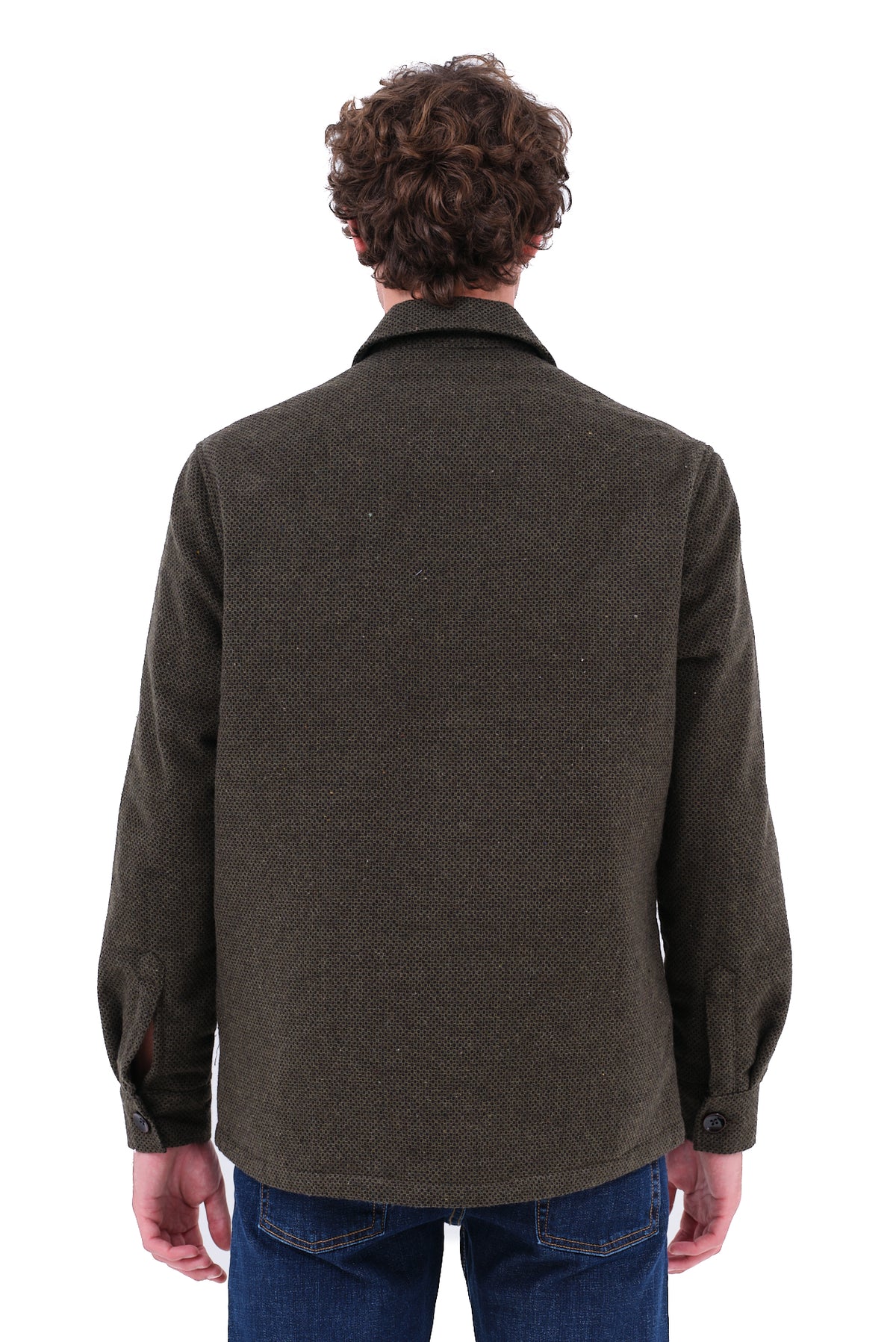 ΑΝΔΡΙΚΟ OVERSHIRT LES GENT'S ΣΕ ΛΑΔΙ ΑΠΟΧΡΩΣΗ ΜΕ ΜΙΚΡΟΣΧΕΔΙΟ