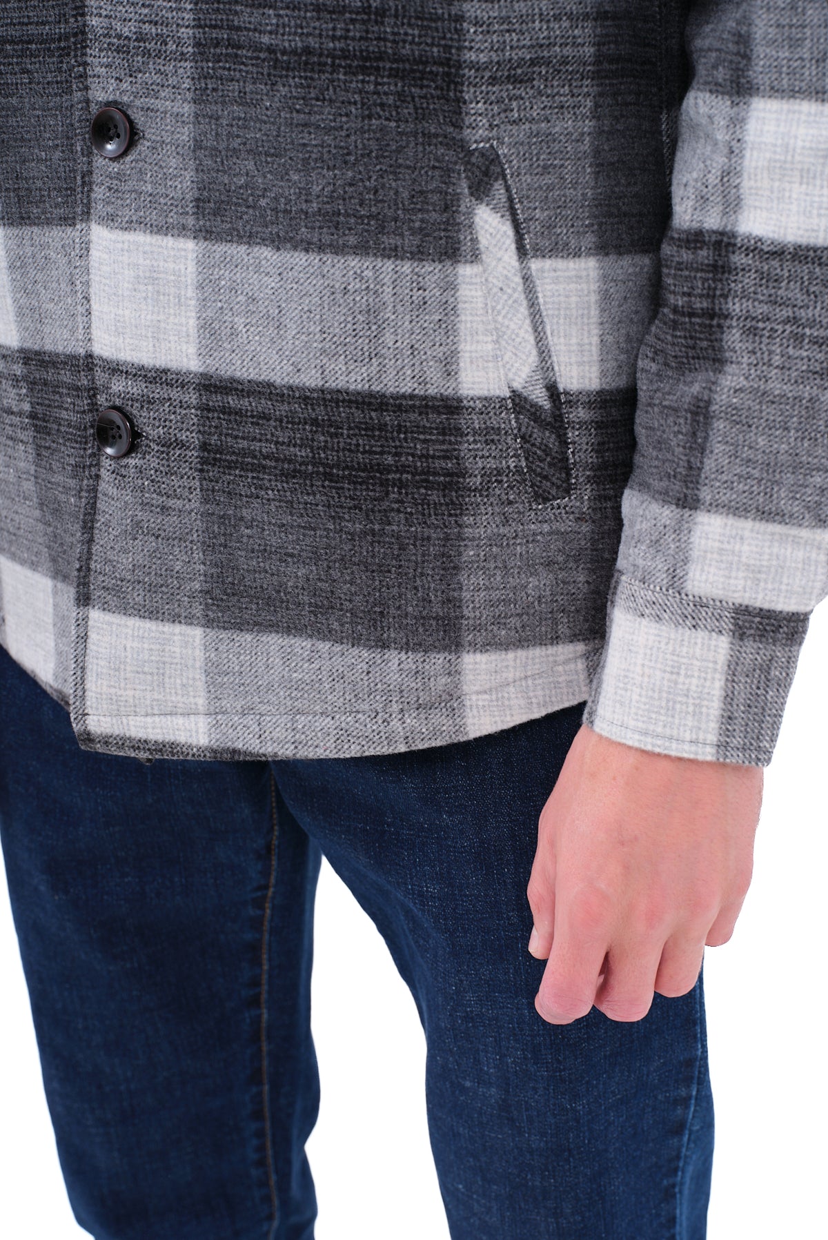 ΑΝΔΡΙΚΟ OVERSHIRT LES GENT'S ΚΑΡΟ ΓΚΡΙ ΑΝΟΙΧΤΟ