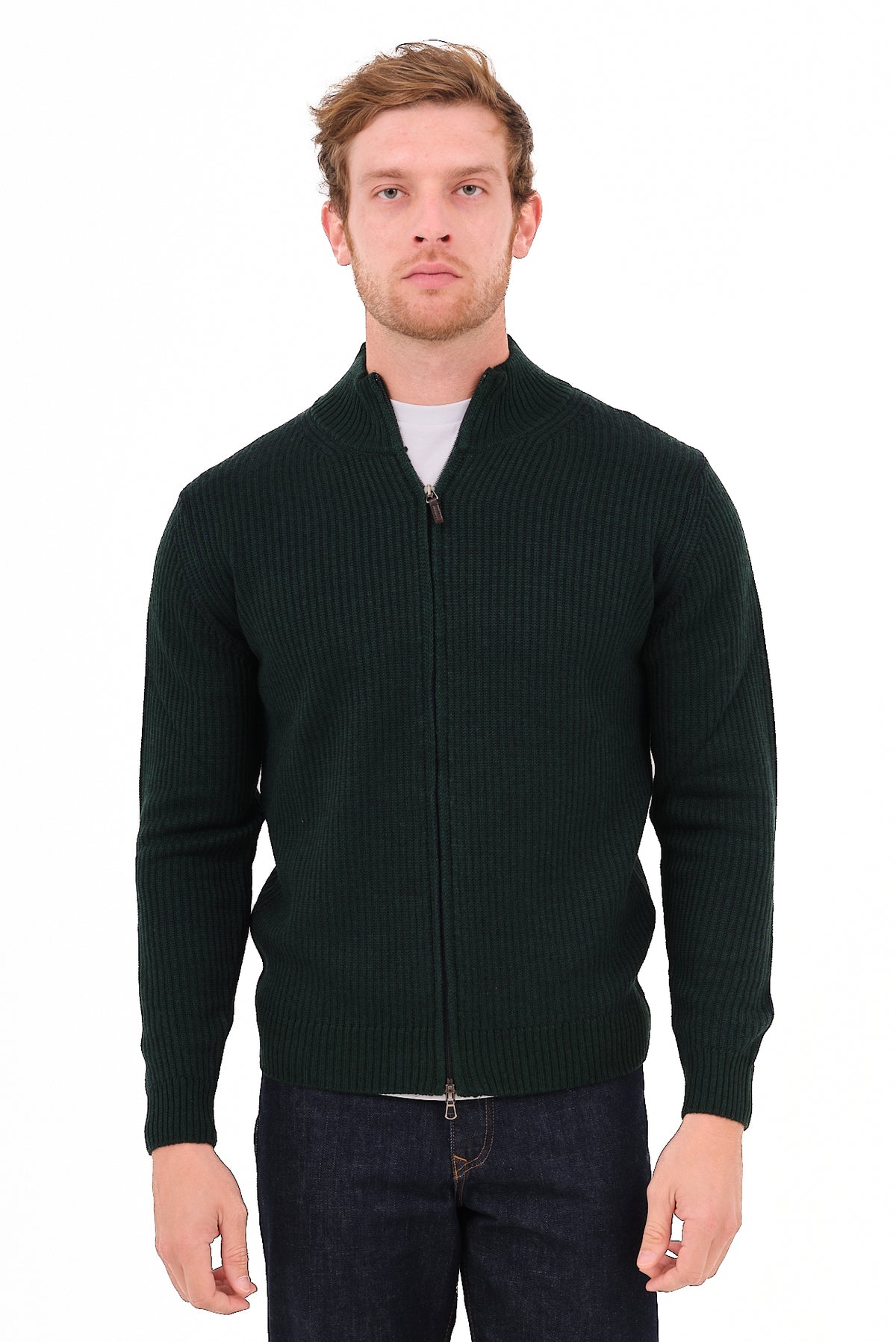ΑΝΔΡΙΚΗ ΖΑΚΕΤΑ CARDIGAN PORTOBELLO'S ΣΕ ΧΑΚΙ ΧΡΩΜΑ ΜΕ ΨΗΛΟ ΛΑΙΜΟ